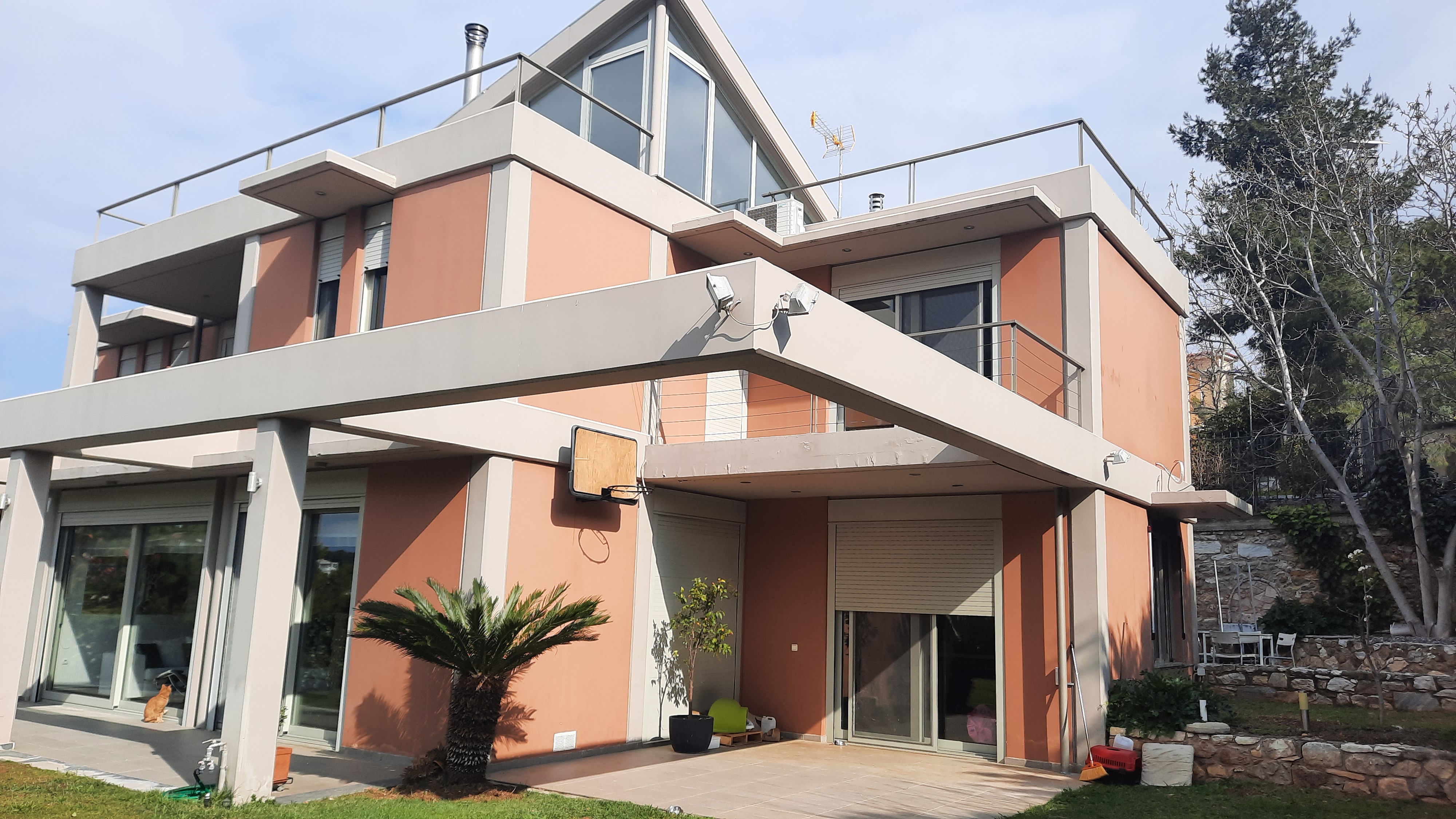 Εξωτερική άποψη βίλας